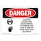 Signmission Safety Sign, OSHA Danger, 5" Height, Chlorine Hazard Area Causes, Landscape OS-DS-D-57-L-2557 - alternate 1